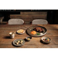 Ontbijtbord 22cm Shangri-la donker