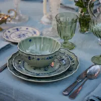 Bowl 16cm Vila olive-blue