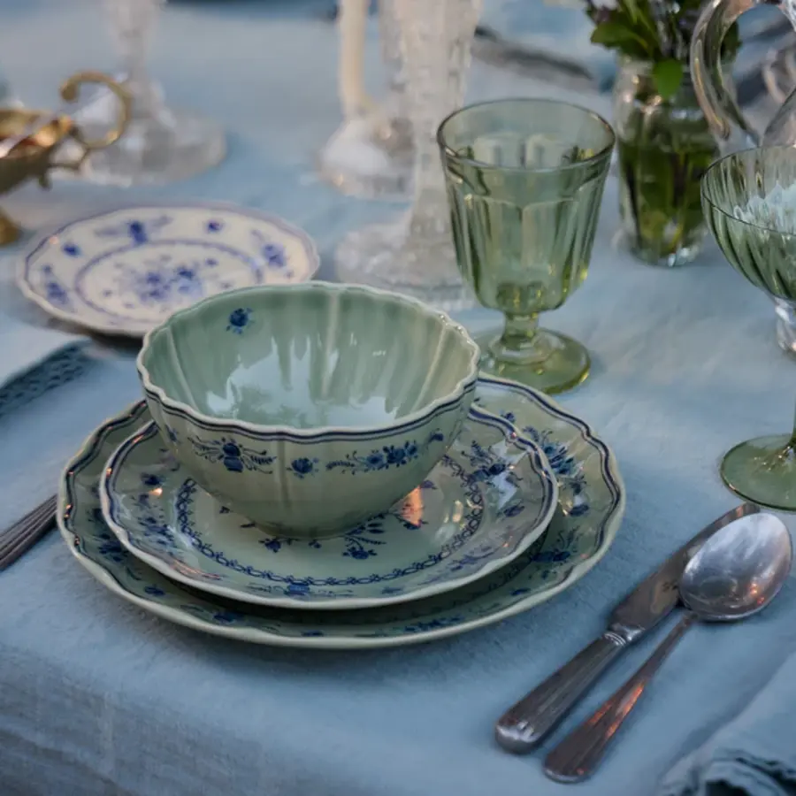 Bowl 16cm Vila olive-blue