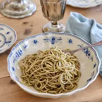 Soupplate 23cm Vila creme-blue