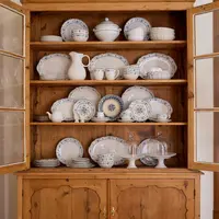 Kom 16cm Vila beige-blauw
