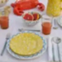 Ontbijtbord 22 cm RAFAELA geel