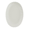 Ovale schaal 24 cm Luz wit