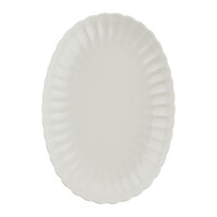 Ovale schaal 24 cm Luz wit