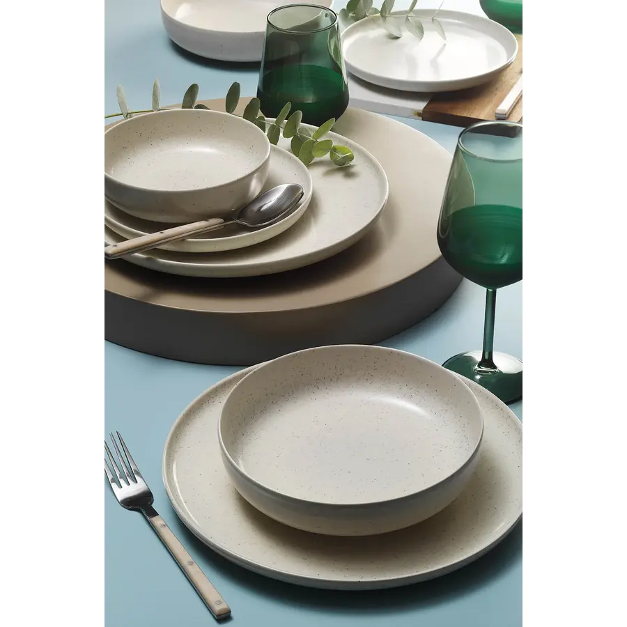 Broodbord 15 cm Moderna mat creme