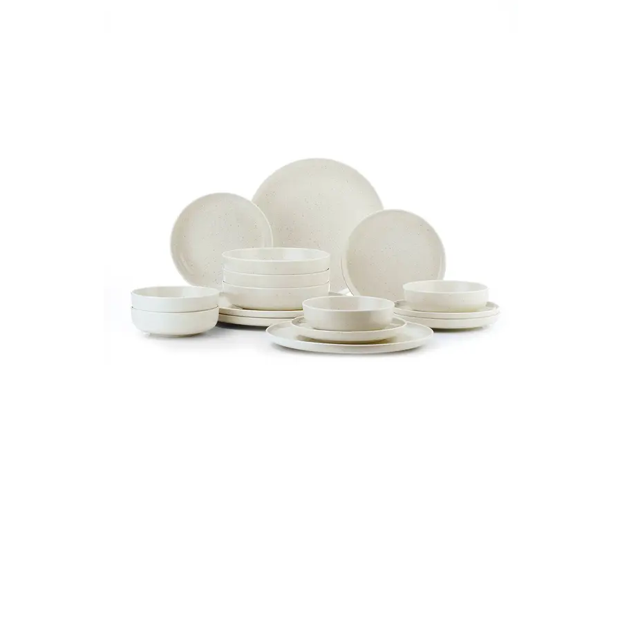Dinerbord 24 cm Moderna mat creme