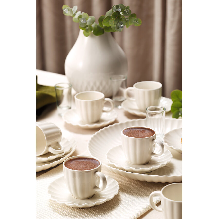 Espresso kopje met oor 5.7 cm Luz wit