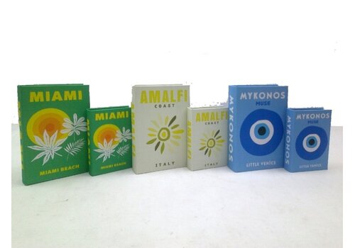  Boekbox 24x16x5 Amalfi/Mykonos/Miami 