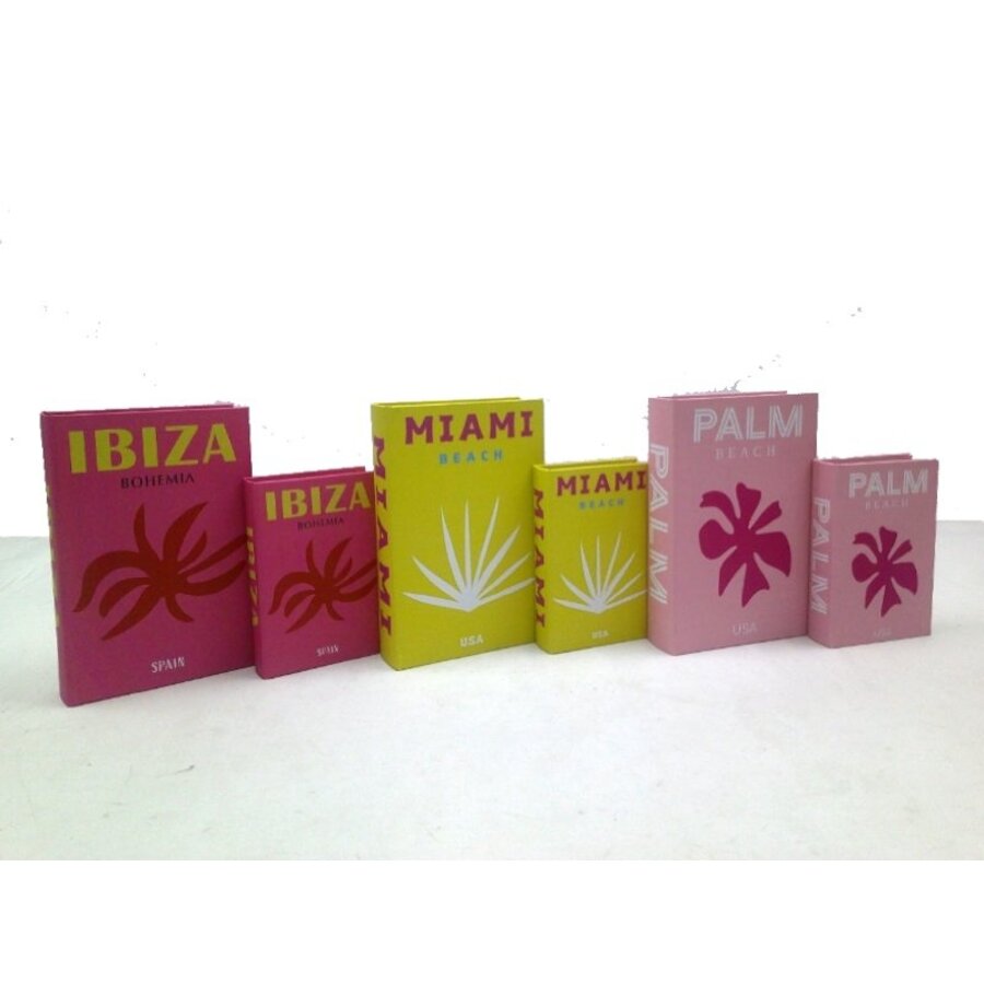 Boekbox 18x12x3.5 Ibiza/Palm/Miami