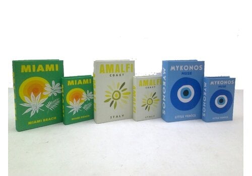  Boekbox 18x12x3.5 Amalfi/Mykonos/Miami 