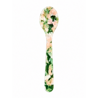 Acryl lepeltje groen parelmoer