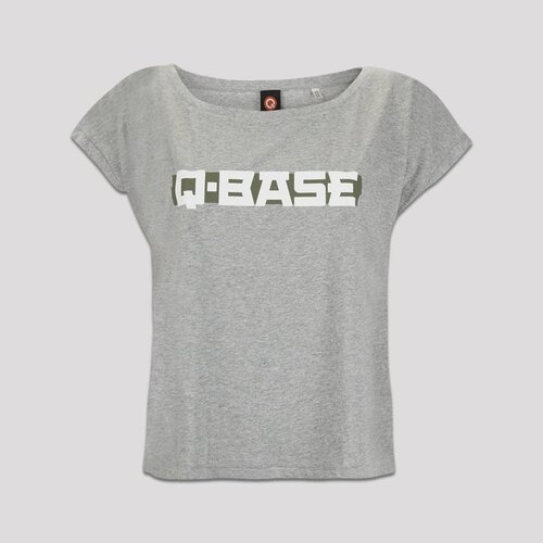Q-BASE Q-BASE CROPTOP GREY