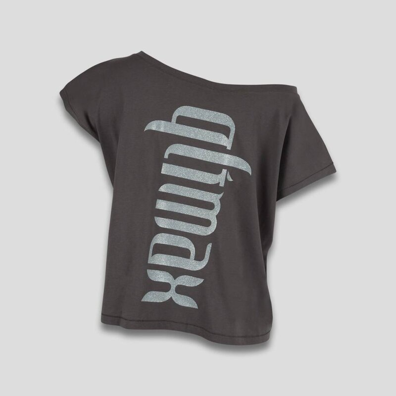 SHORT TEE QLIMAX ANTHRACITE WOMEN