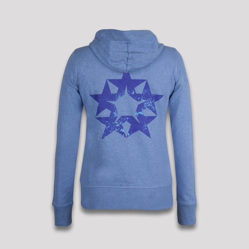 QLIMAX HOODED ZIP LIGHTBLUE