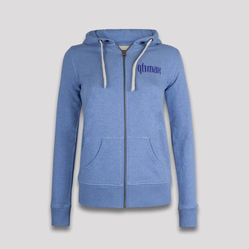 QLIMAX HOODED ZIP LIGHTBLUE