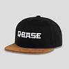 Q-BASE SNAPBACK BLACK SUEDE