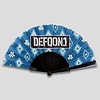 DEFQON.1 HANDFAN BLUE ALL OVER PATTERN