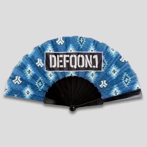 DEFQON.1 DEFQON.1 HANDFAN BLUE ALL OVER PATTERN