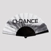 Q-DANCE HANDFAN WHITE/BLACK