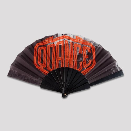 Q-DANCE Q-DANCE HANDFAN BLACK GRUNGE