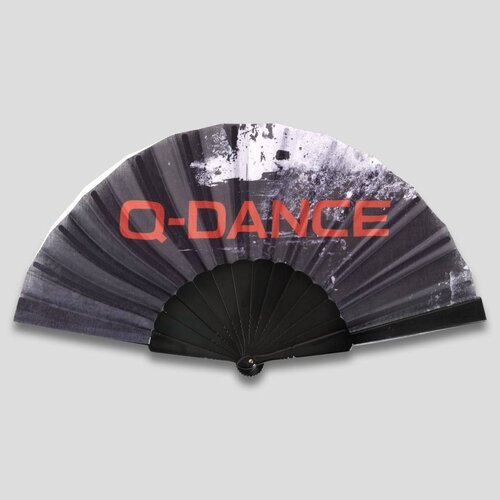 Q-DANCE Q-DANCE HANDFAN BLACK GRUNGE
