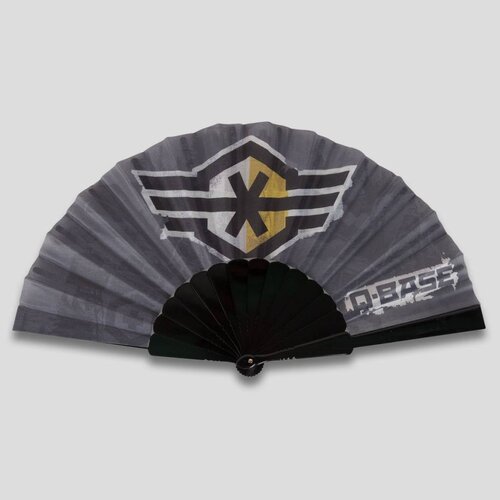 Q-BASE Q-BASE HANDFAN GREY THEMA PATTERN