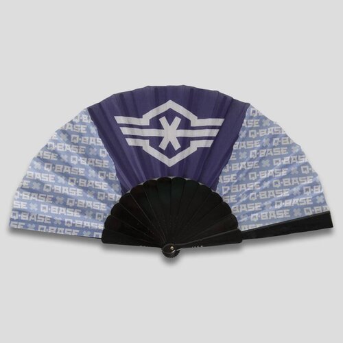Q-BASE Q-BASE HANDFAN BLUE PATTERN