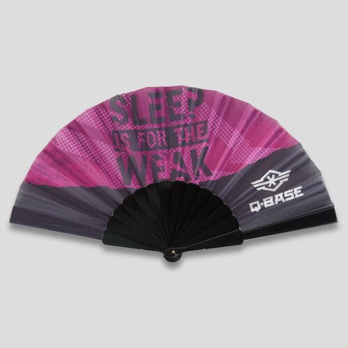 Q-BASE Q-BASE HANDFAN PINK / BLACK