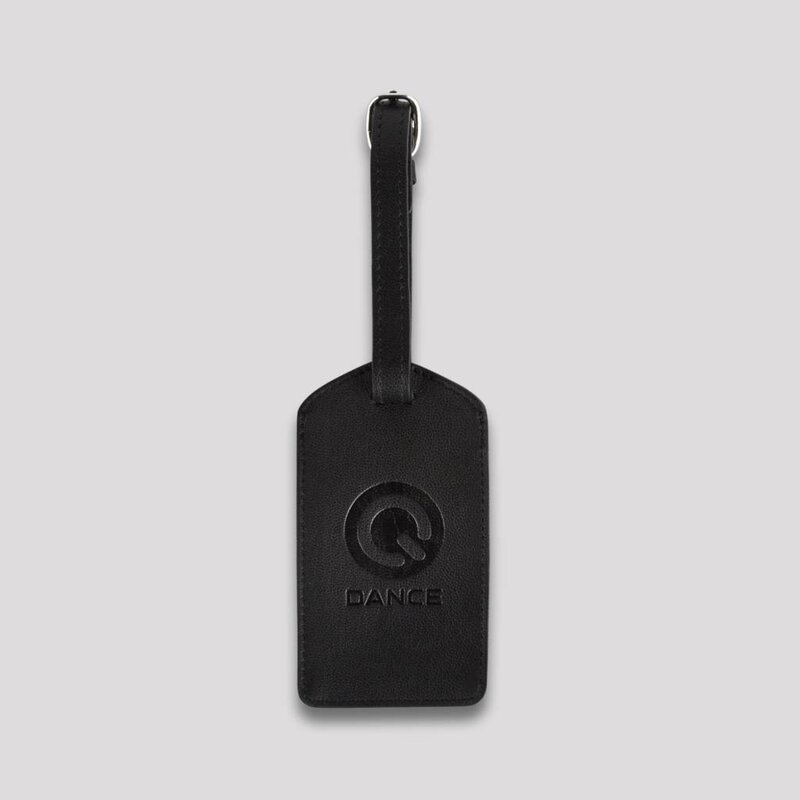 Q-DANCE LUGGAGE LABEL BLACK