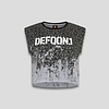 DEFQON.1 CROPTOP GRUNGE GREY
