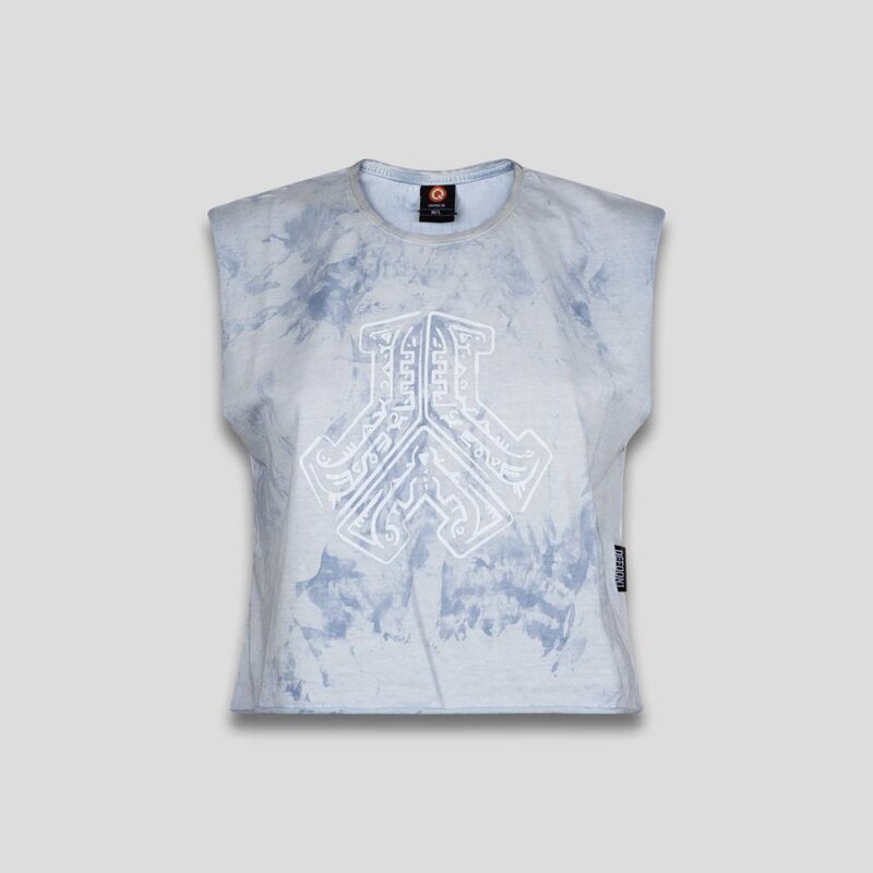 DEFQON.1 CROPTOP STONEWASH