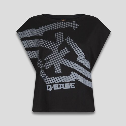 Q-BASE Q-BASE CROPTOP BLACK