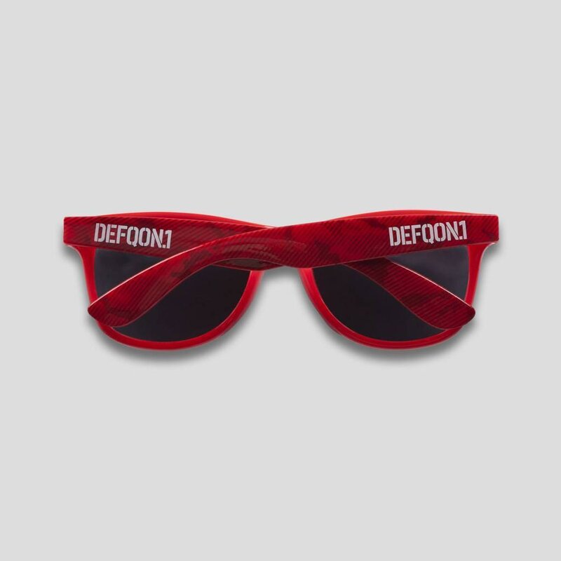 DEFQON.1 SUNGLASSES RED PATTERN