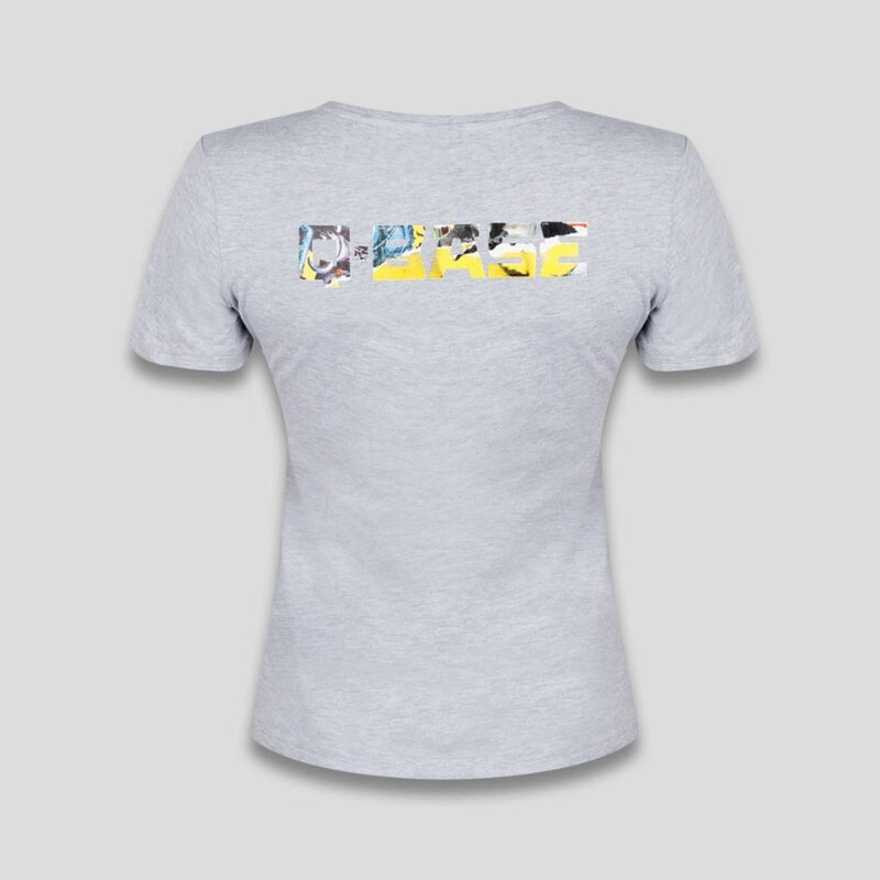 Q-BASE T-SHIRT HEATHER GREY