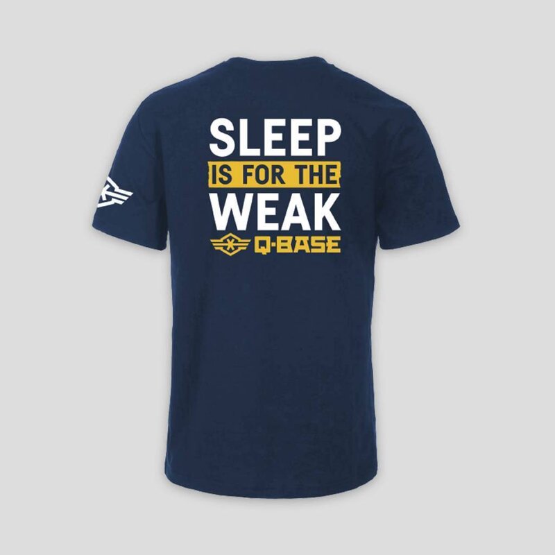 Q-BASE T-SHIRT CROSS TAPE NAVY