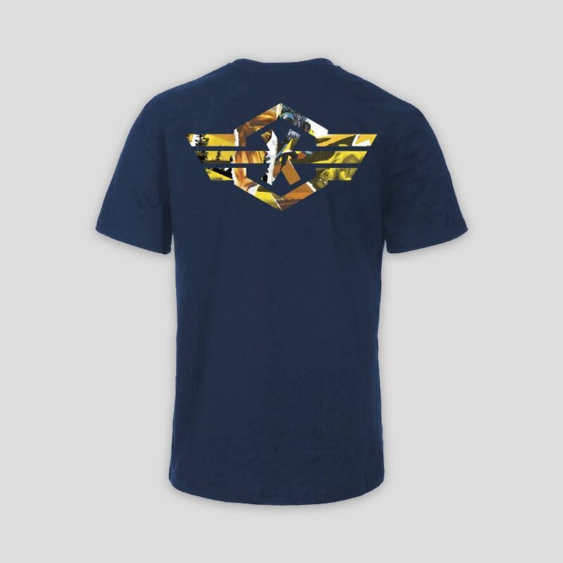 Q-BASE T-SHIRT SCRAP NAVY