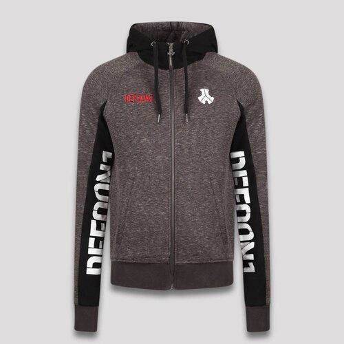 DEFQON.1 DEFQON.1 HOODED ZIP GREY