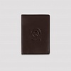 Q-DANCE PASSPORT COVER LEATHER BROWN
