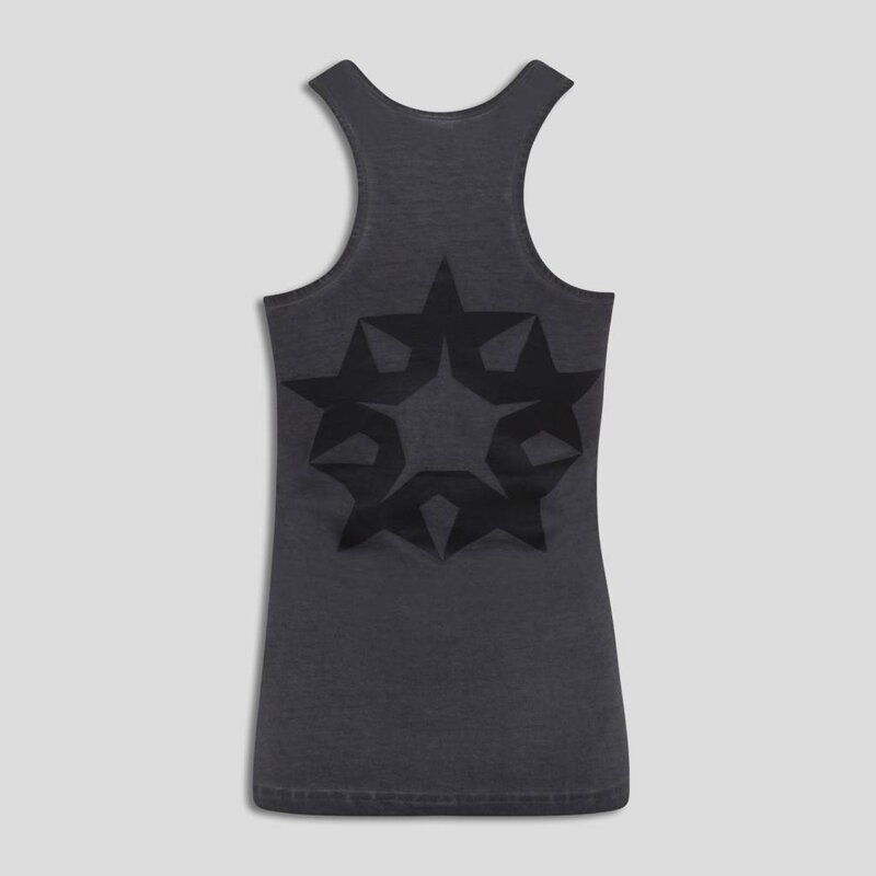 QLIMAX TANKTOP  GREY OIL DYED