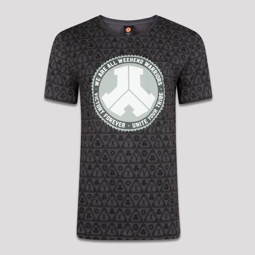 DEFQON.1 DEFQON.1 T-SHIRT ALL OVER BLACK