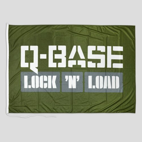 Q-BASE FLAG Q-BASE ARMY GREEN