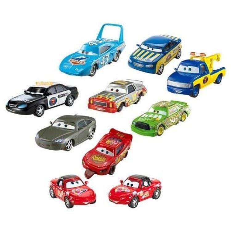 10 машинок. Легковой автомобиль Mattel cars Radiator Springs 500 Lightning MCQUEEN (bdf57/bdf63) 1:55. Cars 3 Mattel Radiator Springs 10 Pack. Коллекция тачек Маквин. Набор машинок Маквин.