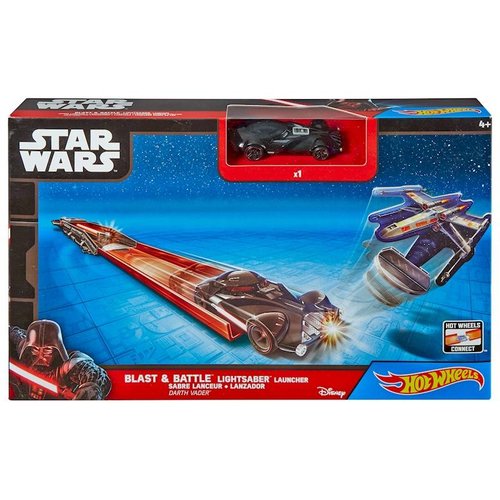 Hot Wheels Hot Wheels - Blast & Battle Lightsaber Launcher "Darth Vader" Hot Wheels Hot Wheels - Blast & Battle Lightsaber Launcher "Darth Vader"