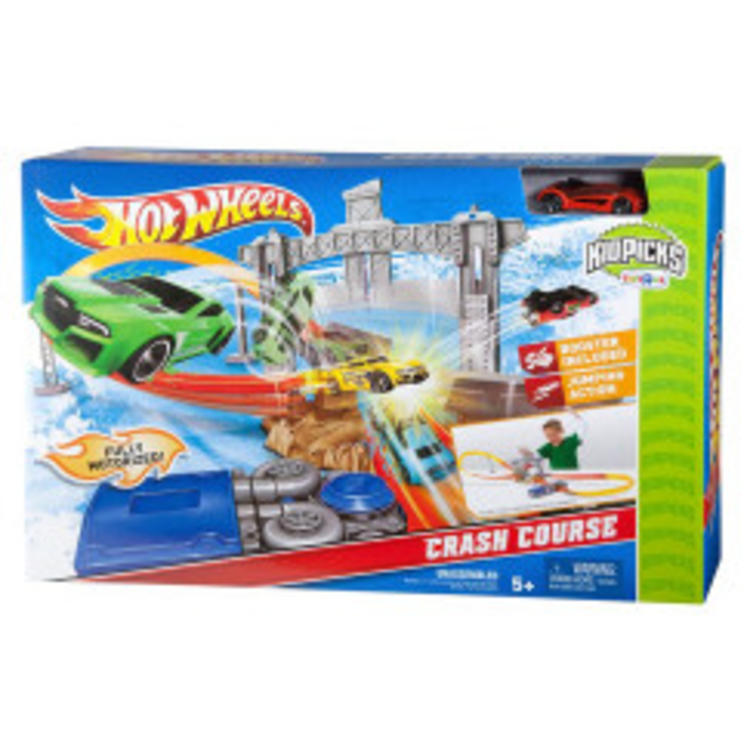 hot wheels track crash course