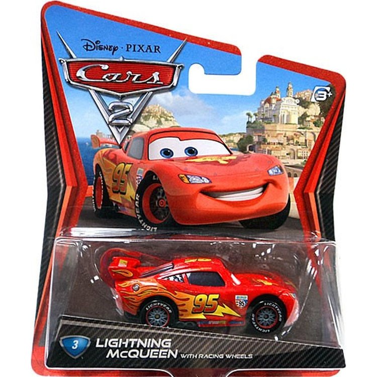 lightning mcqueen with racing wheels