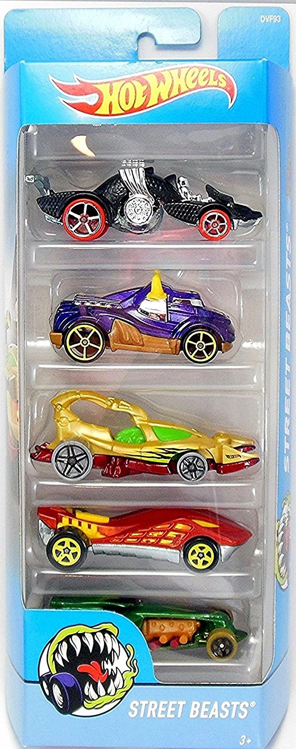 hot wheels street beasts 5 pack