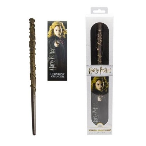 Harry Potter Hermelien Griffel (Hermione Granger) toverstok met 3D Boekenlegger Harry Potter Hermelien Griffel (Hermione Granger) toverstok met 3D Boekenlegger