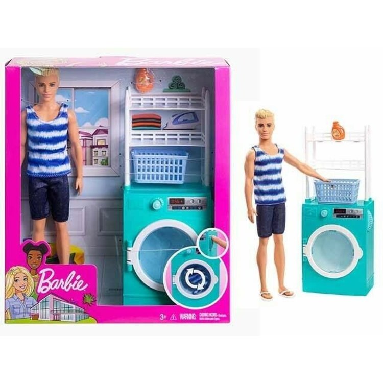 barbie laundry playset
