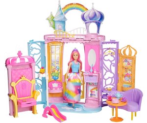 Alexander Graham Bell goud Humaan Barbie - Dreamtopia - Castle with Doll 21-piece - Importtoys