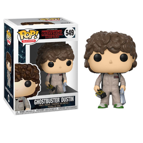Stranger Things Funko Pop - Ghostbuster Dustin - No 549 - SALE Stranger Things Funko Pop - Ghostbuster Dustin - No 549 - SALE